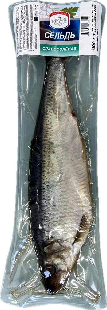 Сельдь неразделанная В/У, 400г